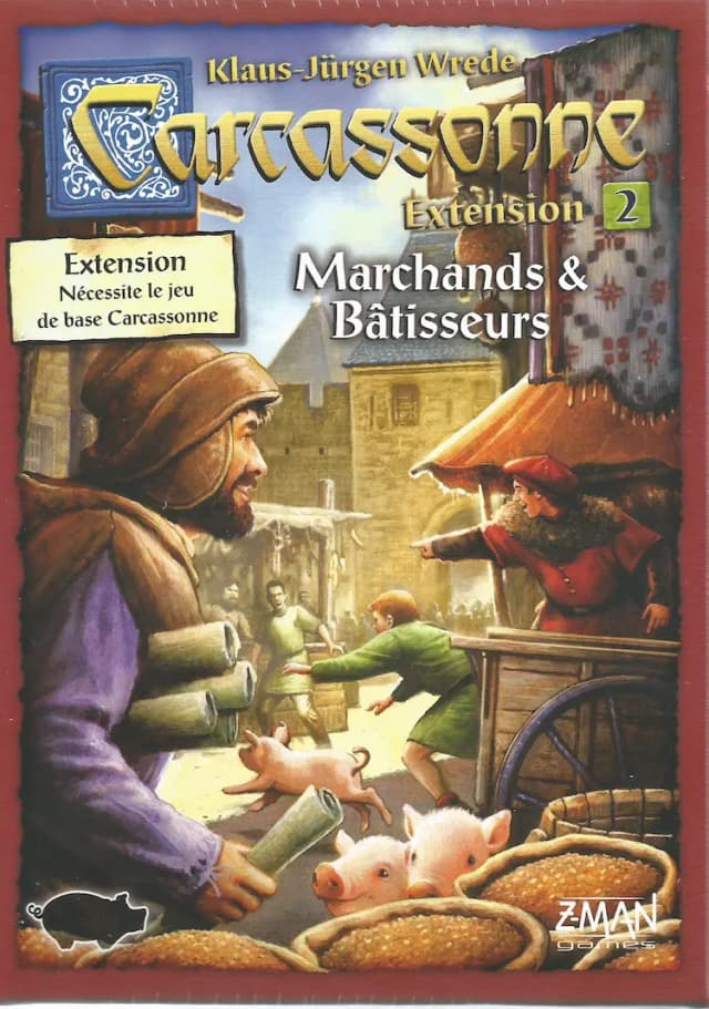 Boîte de Carcassonne: Expansion 2 – Traders & Builders